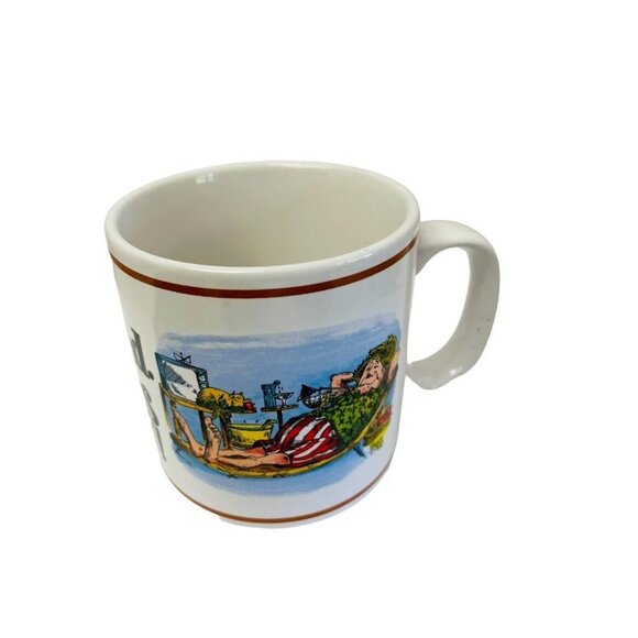 Parody Graphics Coffee Cup "I'm Retired That's Why" 8 Oz Humour With A Bite - Picture 4 of 6